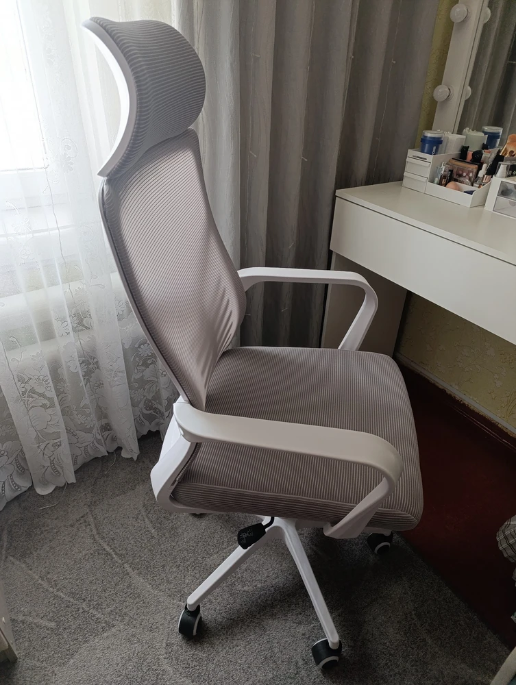 Компьютерное кресло Montana light gray / white фото покупателя 9