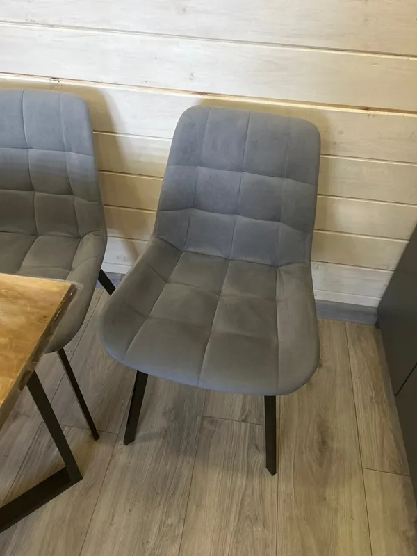 Комплект стульев Стронг 4 шт темно-серый / черный фото покупателя 89