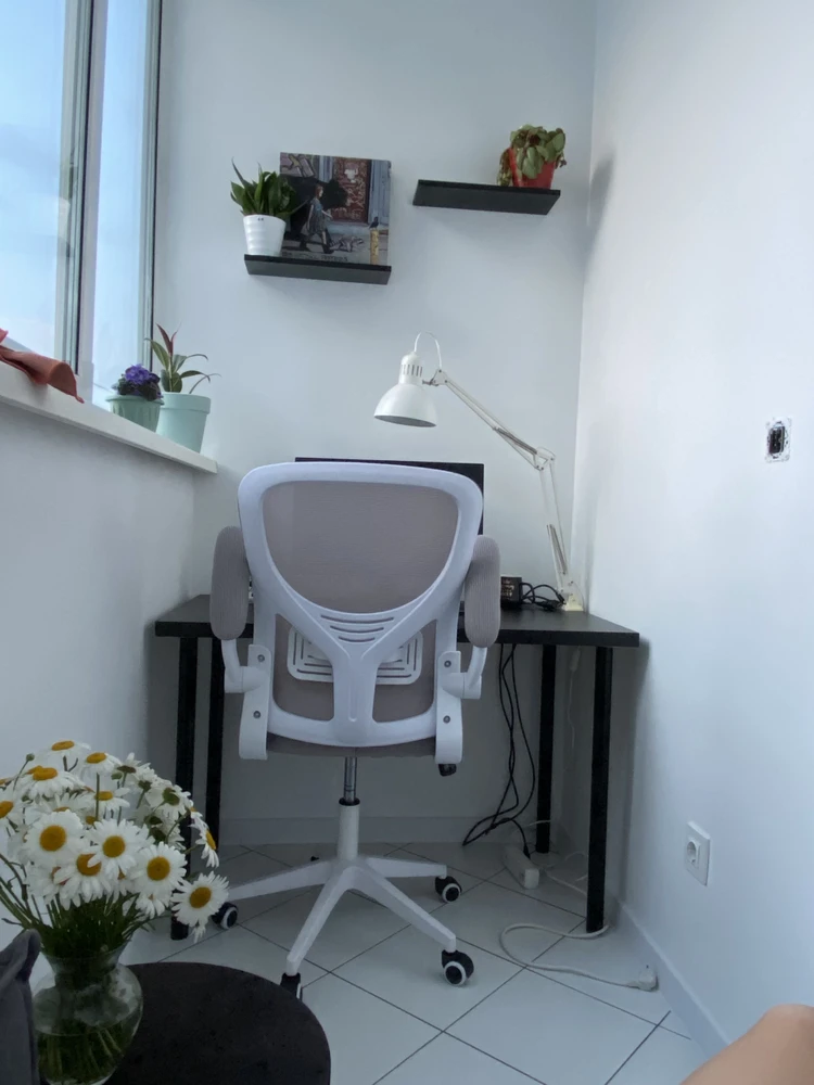 Компьютерное кресло Konfi blue / white фото покупателя 8