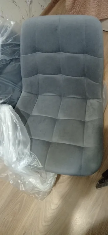 Комплект стульев крутящихся Форт 2 шт розовый (hl 41) / 1П белый каркас фото покупателя 52