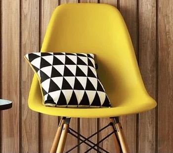 Пластиковый стул Eames PC-015 желтый фото покупателя 368