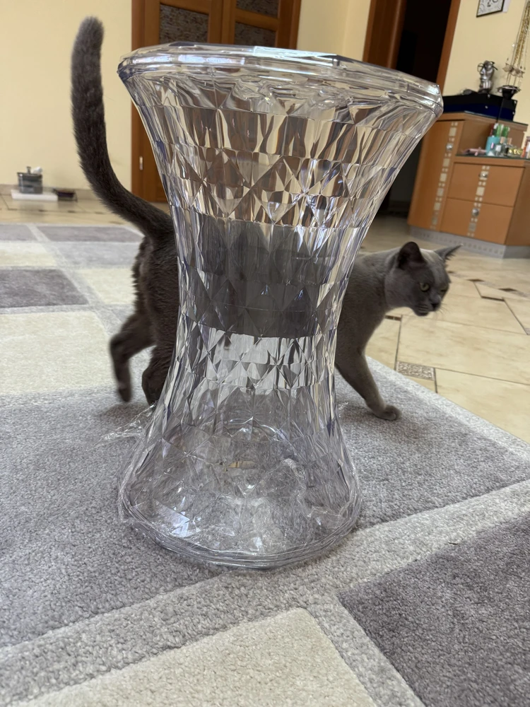 Стул-столик Button 30x47 clear фото покупателя 3