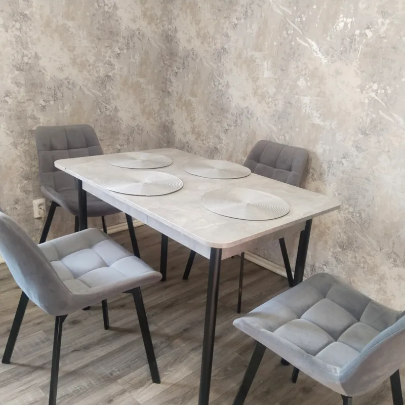 Комплект стульев крутящихся Форт 2 шт розовый (hl 41) / 1П белый каркас фото покупателя 124