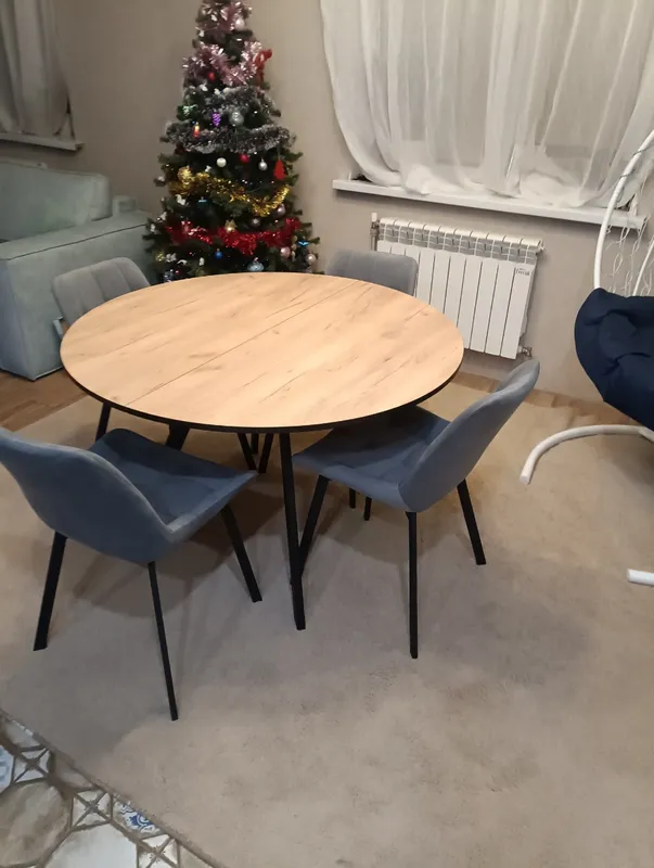 Комплект стульев Стронг 4 шт темно-серый / черный фото покупателя 125