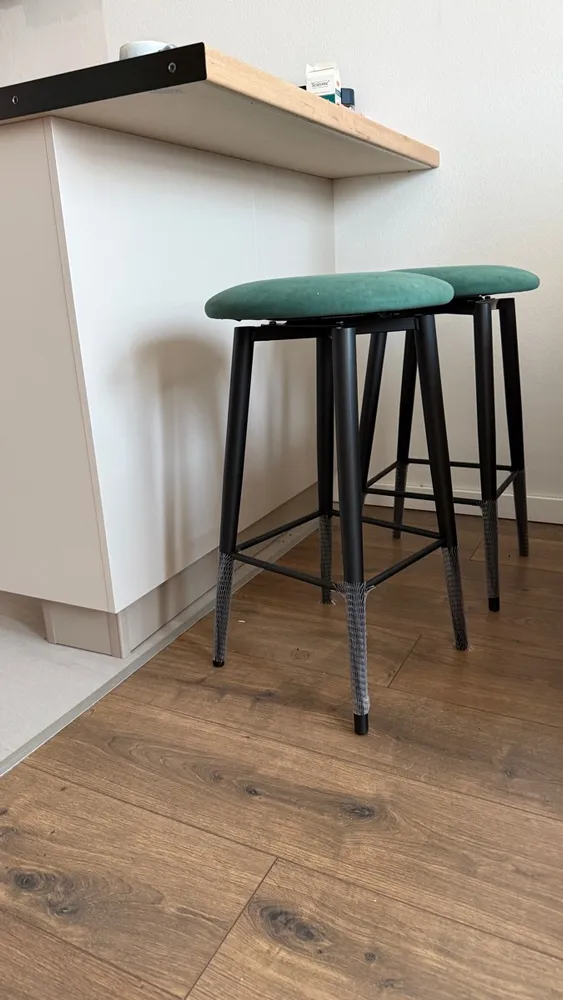 Полубарный стул Гангток крутящийся графит / черный матовый фото покупателя 9