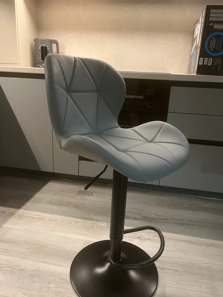 Барный стул Trio white / chrome фото покупателя 2