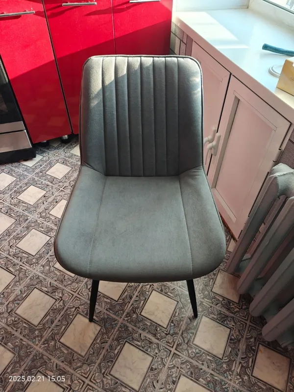 Стул на металлокаркасе Седа К velvet lux 76 / черный фото покупателя 30