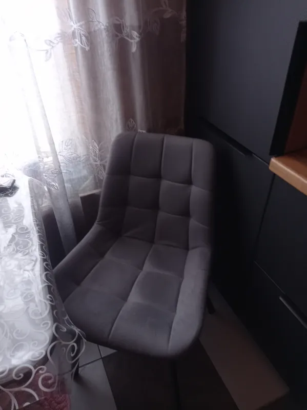 Комплект стульев крутящихся Форт 2 шт розовый (hl 41) / 1П белый каркас фото покупателя 88