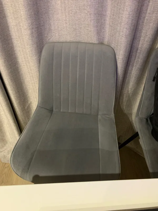 Стул на металлокаркасе Седа К крутящийся светло-серый  / белый фото покупателя 18