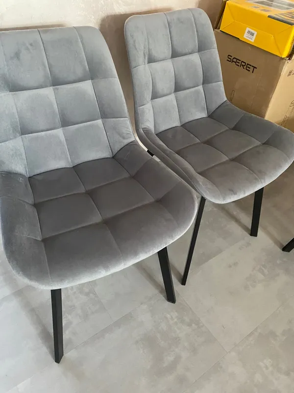 Комплект стульев крутящихся Форт 2 шт розовый (hl 41) / 1П белый каркас фото покупателя 16