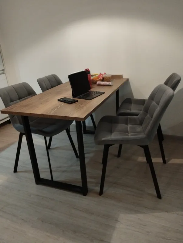 Комплект стульев Стронг 4 шт темно-серый / черный фото покупателя 26