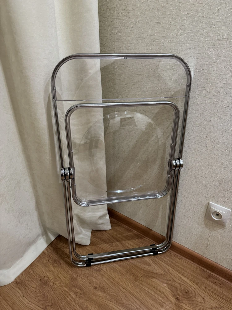 Пластиковый стул Fold складной clear фото покупателя 21