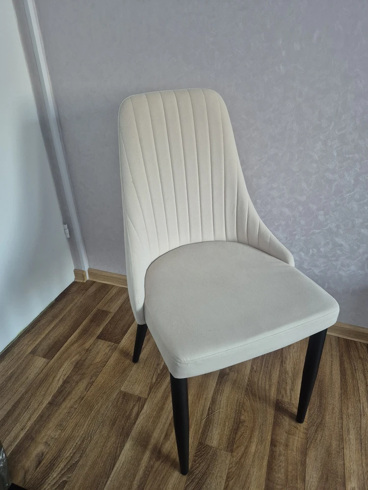 Стул на металлокаркасе Kora dark pink / white фото покупателя 28