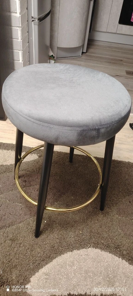 Барный стул Plato dark beige фото покупателя 19