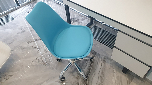 Компьютерное кресло Kolin с подушкой clear / white фото покупателя 465