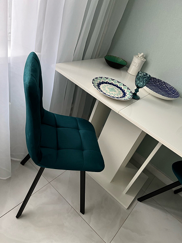 Стул на металлокаркасе Чилли бежевый / белый каркас фото покупателя 1266