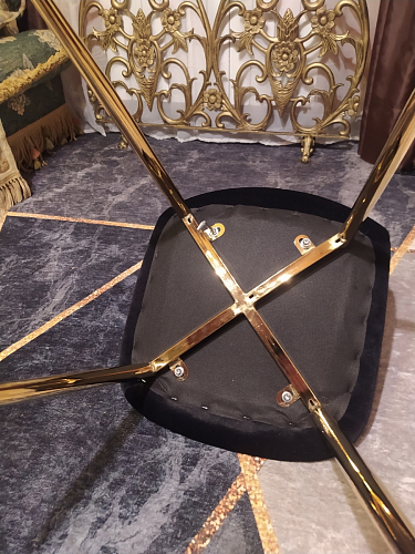 Стул на металлокаркасе Dabl wine red фото покупателя 113