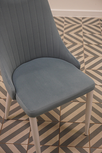 Стул на металлокаркасе Kora gray / black из шоурума 3