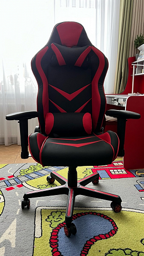 Компьютерное кресло Racer черное / оранжевое фото покупателя 82