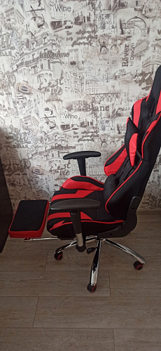 Компьютерное кресло Kano черное / красное фото покупателя 22