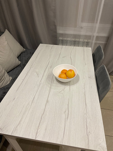 Стол раскладной Лота Лофт 120 25 мм юта / черный матовый фото покупателя 670