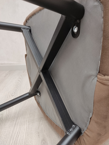 Стул на металлокаркасе Нараян velutto 23 / черный фото покупателя 9