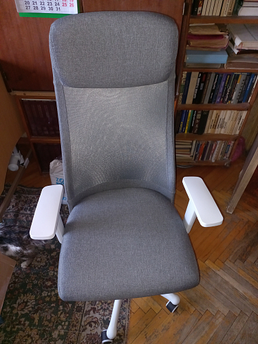 Компьютерное кресло Salta gray / white фото покупателя 27