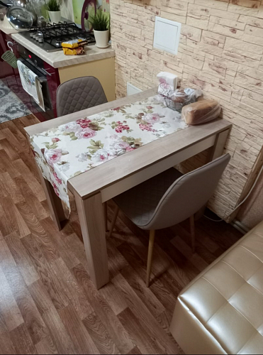 Стул на металлокаркасе Capri dark beige / white фото покупателя 114