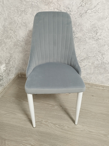 Стул на металлокаркасе Kora light blue / white фото покупателя 11