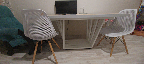 Стол на тумбе Эудес черный фото покупателя 13