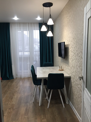 Стул на металлокаркасе Чилли зеленый / черный фото покупателя 1462