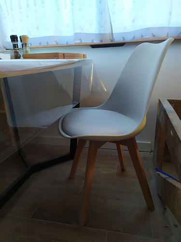 Деревянный стул Bonuss green / grey фото покупателя 64