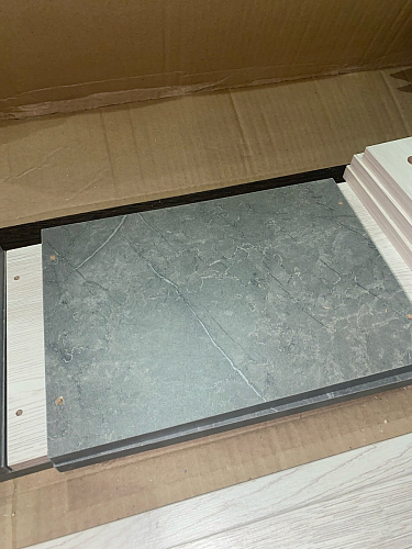 Готовая гостиная Огюст Мини дуб золотой / каспий светлый фото покупателя 3