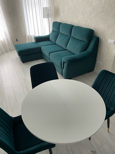 Стул на металлокаркасе Seda 1 latte / black / gold фото покупателя 2