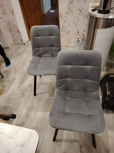 Стул на металлокаркасе Чилли зеленый / белый каркас фото покупателя 518