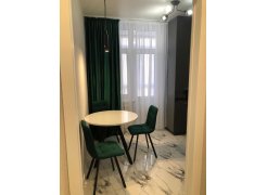 Стул на металлокаркасе Чилли синяя ткань / белый фото покупателя 86