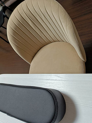 Стул на металлокаркасе Gabi wine red / black фото покупателя 151