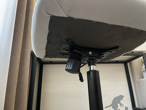 Компьютерное кресло Честер голубой (velutto 47 ) / черный фото покупателя 2