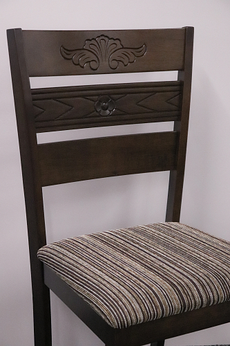 Стул Simol темно-коричневый / коричневый из шоурума 2