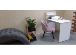 Стул на металлокаркасе Gabi 1 бежевый / черный с серебряными наконечниками фото покупателя 40