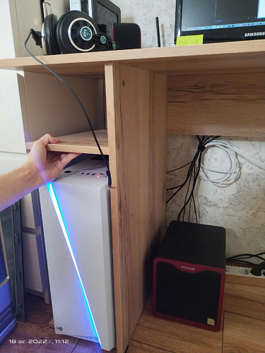 Письменный стол Челси Лофт дуб делано светлый / белый матовый фото покупателя 50