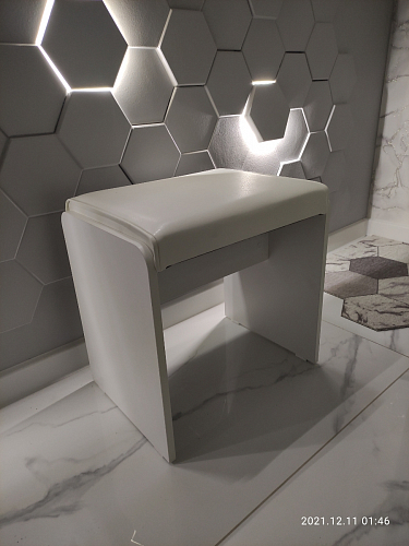 Банкетка Гламур белый фото покупателя 6