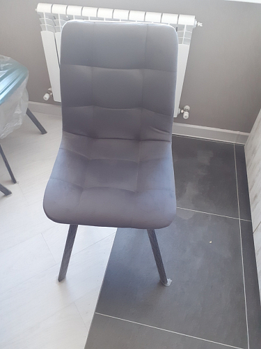 Стул на металлокаркасе Чилли бирюзовый / черный фото покупателя 1164