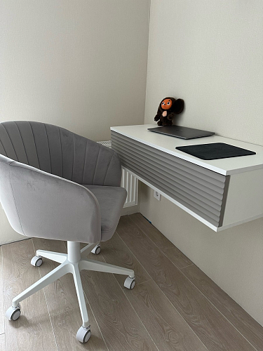 Компьютерное кресло Тибо confetti chocolate / белый фото покупателя 129