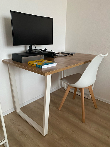 Стол раскладной Лота Лофт 120 25 мм юта / черный матовый фото покупателя 867