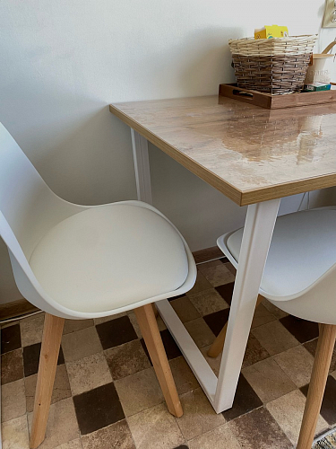 Стол раскладной Лота Лофт 120 25 мм юта / черный матовый фото покупателя 130