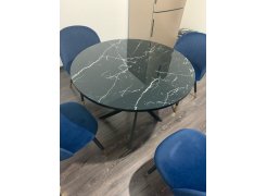 Стул на металлокаркасе Gabi green / black фото покупателя 734