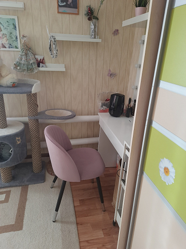 Стул на металлокаркасе Gabi latte / gold / black фото покупателя 491