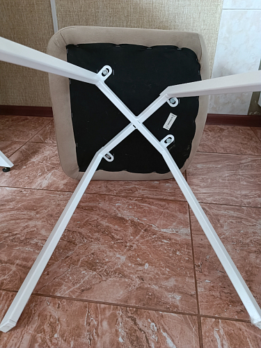 Стул на металлокаркасе Чилли бирюзовый / черный фото покупателя 1209