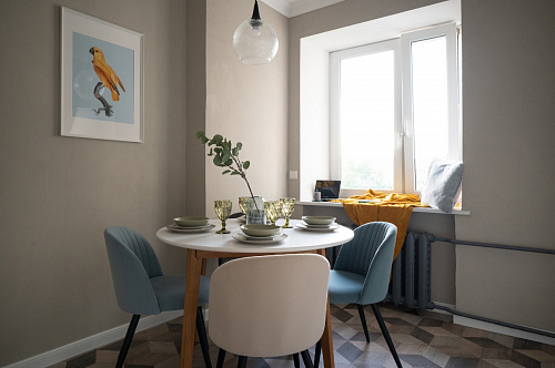 Стул на металлокаркасе Gabi green / black / silver фото покупателя 6